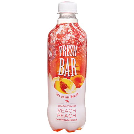 Напиток Fresh Bar Sex on the beach (Секс на пляже) безалкогольный сильногазированный, 480мл
