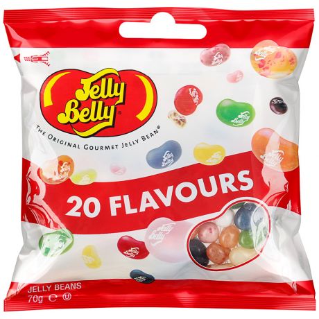 Драже жевательное Jelly Belly ассорти 20 вкусов, 70г