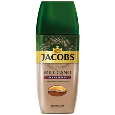 Кофе Jacobs Millicano Crema Espresso растворимый порошкообразный 95 г