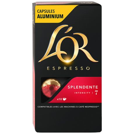 Капсулы L’or Espresso Splendente Intensity 7 10 штук по 5.2 г