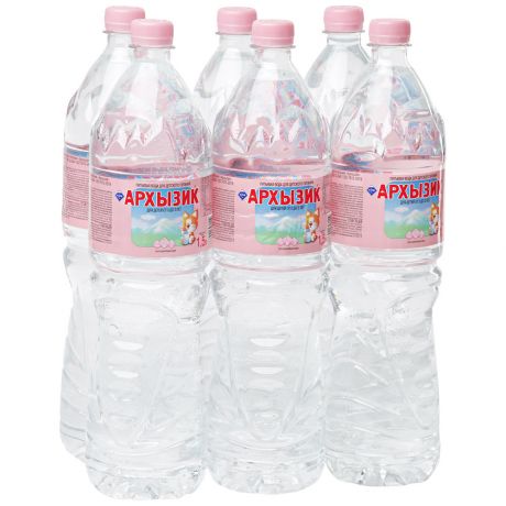 Вода Архызик питьевая негазированная с 0 месяцев 1.5 л 6 штук