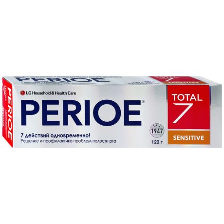 Зубная паста Perioe Total 7 Sensitive комплексного действия 120 мл