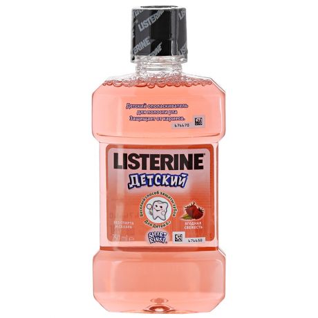 Ополаскиватель для полости рта детский Listerine Smart Rinse Ягодная свежесть с 6 лет 250 мл