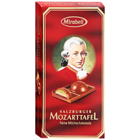 Шоколадная плитка Mirabell Mozart, 100г