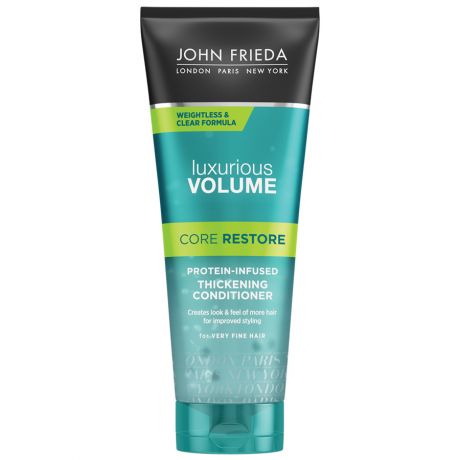 Прозрачный кондиционер John Frieda Luxurious Volume Core Restore с протеином, 250мл