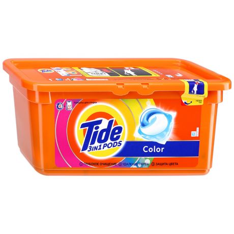 Капсулы для стирки Tide Color 30 штук