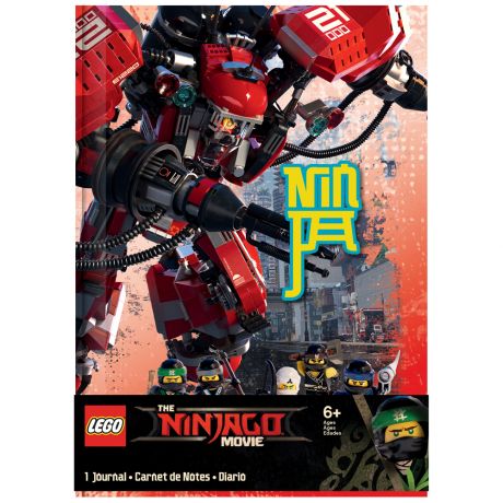 Книга для записей Lego Ninjago Movie Kai c резинкой