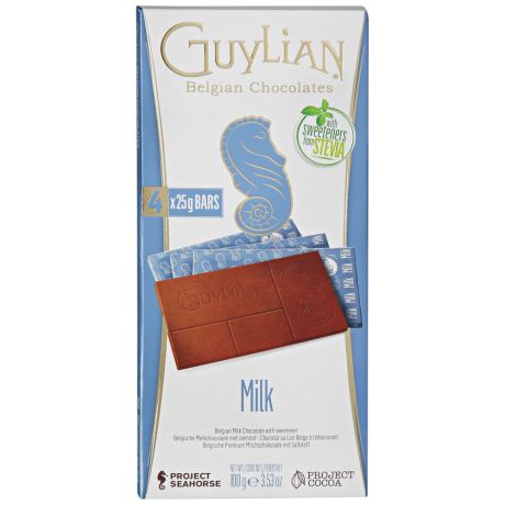 Шоколад Guylian молочный без сахара 100г