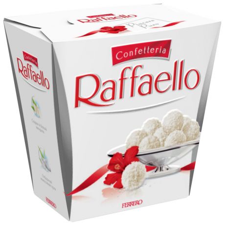 Конфеты Raffaello с цельным миндальным орехом в кокосовой обсыпке 40 г