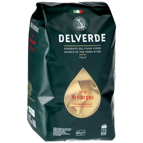 Макаронные изделия Delverde Ригатони № 019, 500г