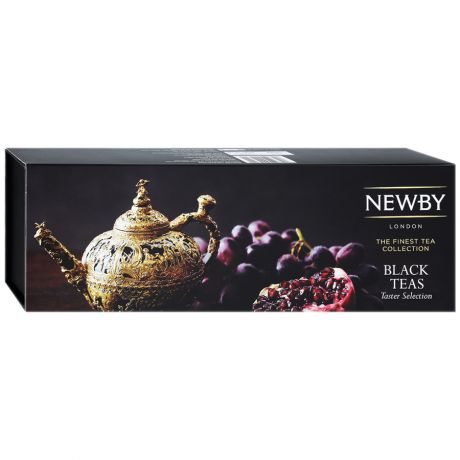 Чай Newby Коллекция черных чаев черный листовой 4 вкуса 100 г