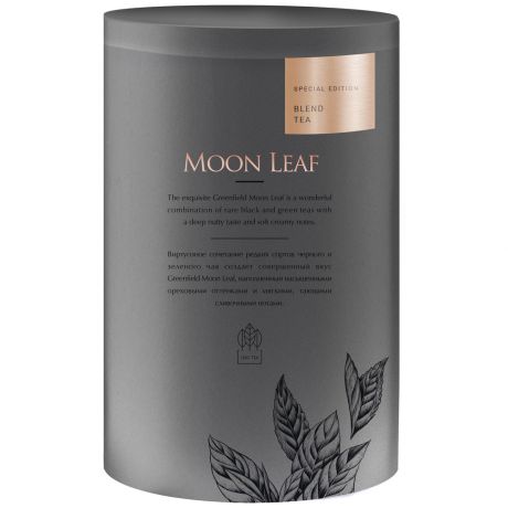 Чай Greenfield Moon Leaf зеленый листовой с добавлением черного чая 100 г