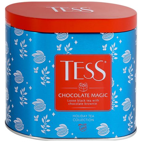 Чай Tess Chocolate Magic черный листовой с ароматом шоколадного брауни 100 г