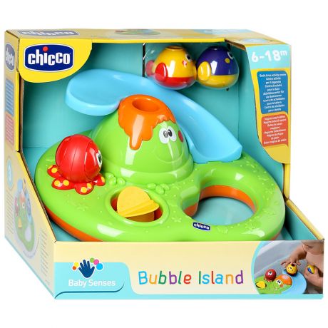 Игрушка для ванны Остров Chicco с пузырьками