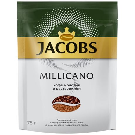 Кофе Jacobs Millicano растворимый сублимированный 75 г