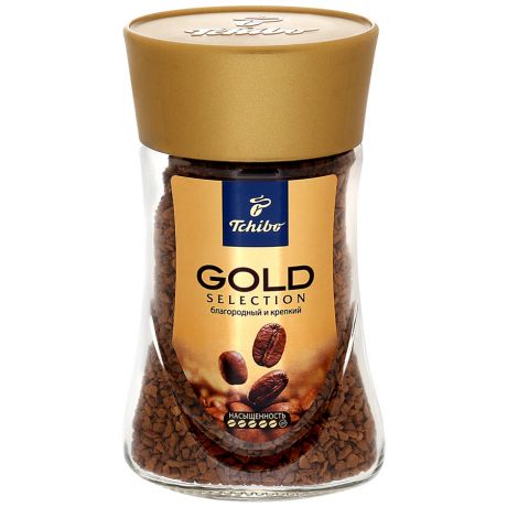 Кофе Tchibo Gold Selection растворимый сублимированный 47.5 г