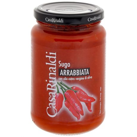 Соус Casa Rinaldi томатный Аррабьята пикантный, 350г