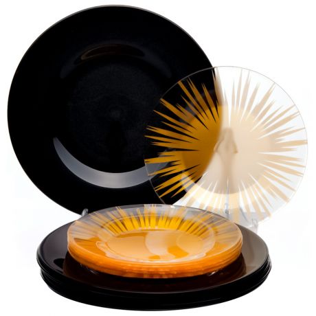 Набор тарелок упрочненных Pasabahce "Шарм" солнце 12 предметов