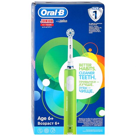 Электрическая зубная щетка детская Oral-B Junior D16.513.1 (тип 4729) с 6 лет
