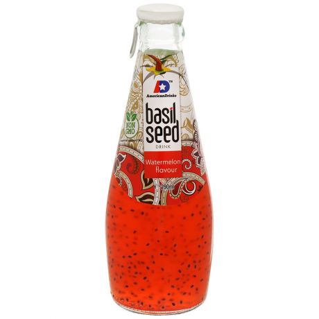 Напиток безалкогольный American Drinks Basil Seed "Арбузный взрыв" 290мл