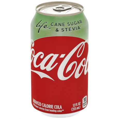 Напиток Coca-Cola Life (Кока Кола Лайф) 355мл
