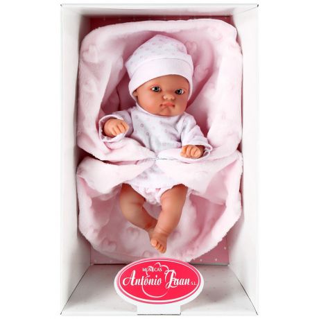 Кукла Munecas Antonio Juan Берта младенец на розовом одеялке