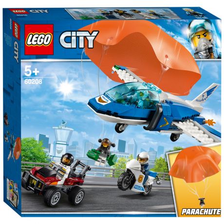 Конструктор Lego City Воздушная полиция Арест парашютиста 60208 (218 деталей)