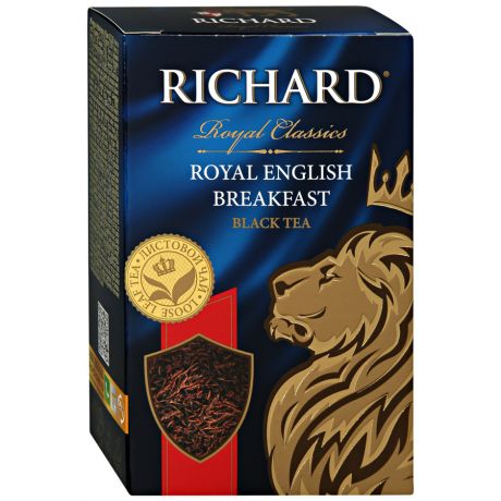 Чай Richard Royal English Breakfast черный крупнолистовой 90 г