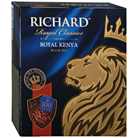 Чай Richard Royal Kenya черный 100 пакетиков по 2 г