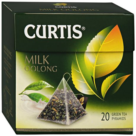 Чай Curtis Milk Oolong зеленый листовой 20 пирамидок по 1.7 г