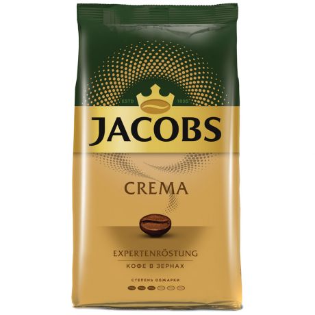 Кофе Jacobs Crema в зернах 1 кг