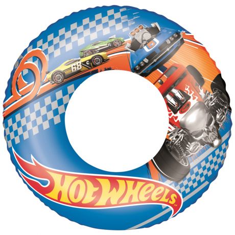 Детский надувной круг для плавания Bestway Hot Wheels 56 см