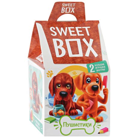 Мармелад с игрушкой Sweet Box Щенята 2 игрушки 10 г