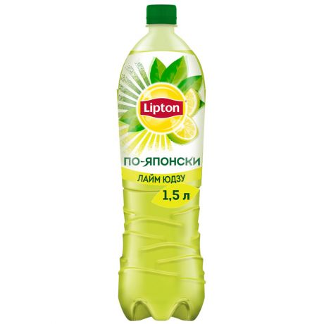 Холодный чай Lipton Зеленый По-Японски Лайм Юдзу 1.5 л