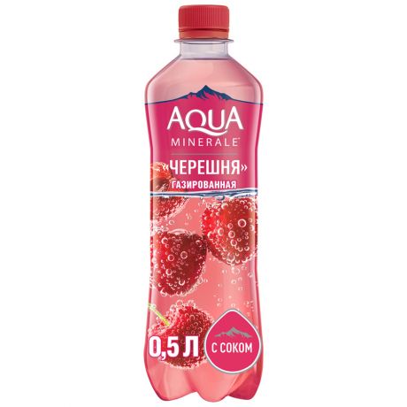 Напиток среднегазированный Aqua Minerale с соком Черешня 0.5 л