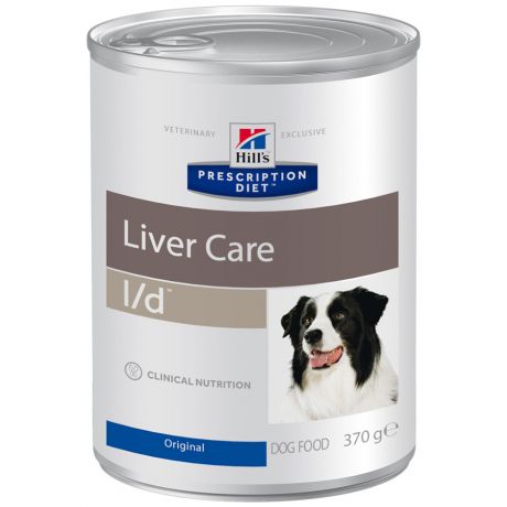 Корм влажный Hill's Prescription Diet l/d Liver Care для собак для поддержания здоровья печени, 370г