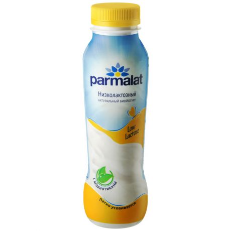 Биойогурт Parmalat питьевой низколактозный натуральный 1.7% 290 г