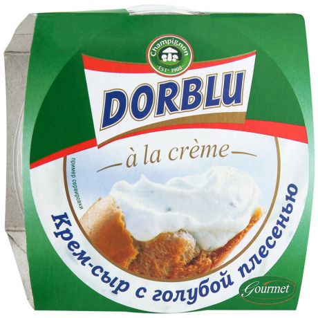 Крем-сыр мягкий Dorblu a la creme с голубой плесенью 65% 80 г