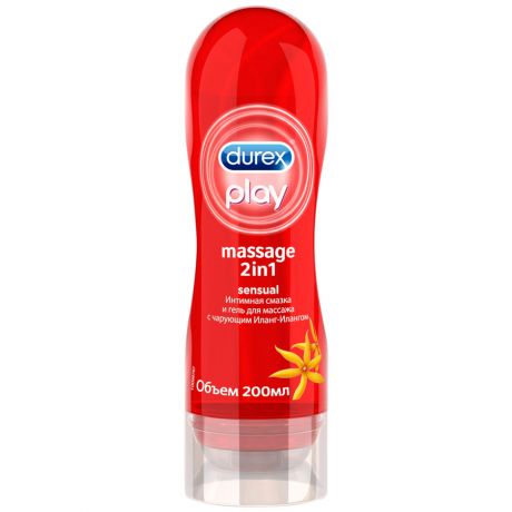 Гель-смазка Durex Play Massage 2 in 1 Sensual Интимная с чарующим иланг-илангом для массажа 200 мл