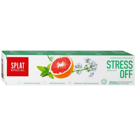 Зубная паста Splat Special Stress Off Комплексная защита 75 мл