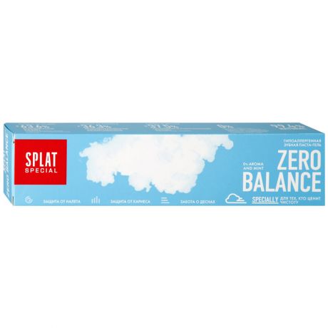 Зубная паста Splat Special Zero Balance защита от кариеса 75 мл