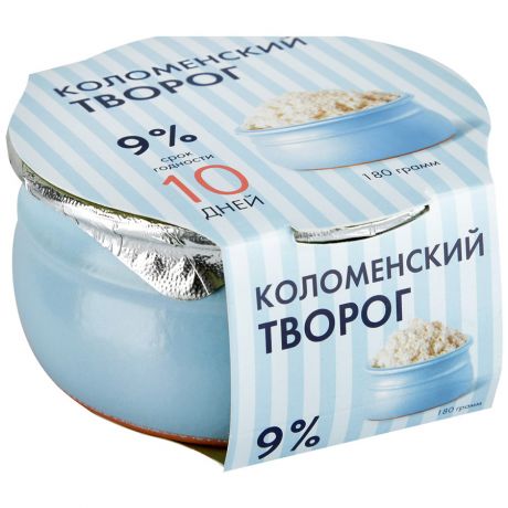Творог Коломенское молоко 9% 180 г