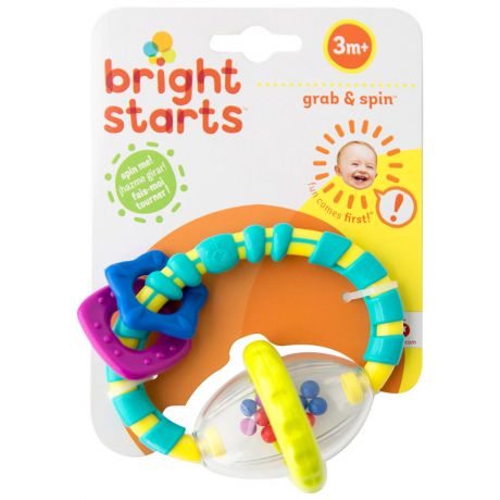 Игрушка-прорезыватель Bright Starts Хватай и вращай