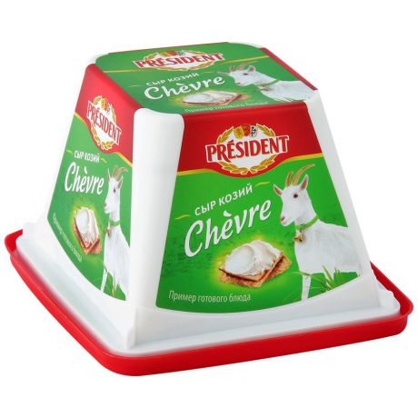 Сыр творожный President Козий Chevre из козьего молока 65% 140 г