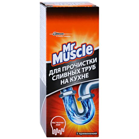 Гранулы для прочистки труб на кухне Mr Muscle 250 г