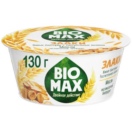 Биопродукт BioMax кисломолочный с мюслями 1.9% 130 г