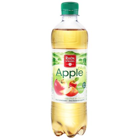 Напиток газированный Rhon Sprudel безалкогольный с яблочным соком 0,5л