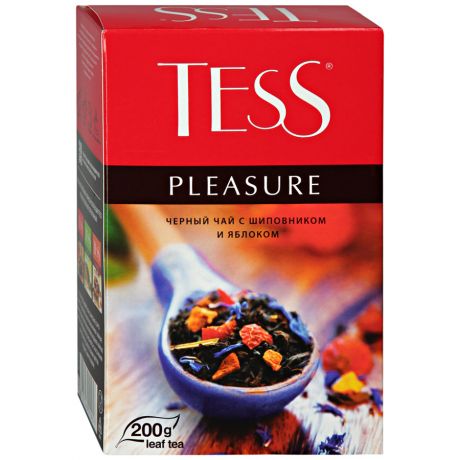 Чай Tess Pleasure черный листовой с ароматом тропических фруктов 200 г