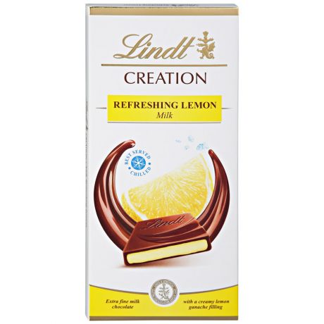 Шоколад Lindt Creation молочный Лимон 0,15кг