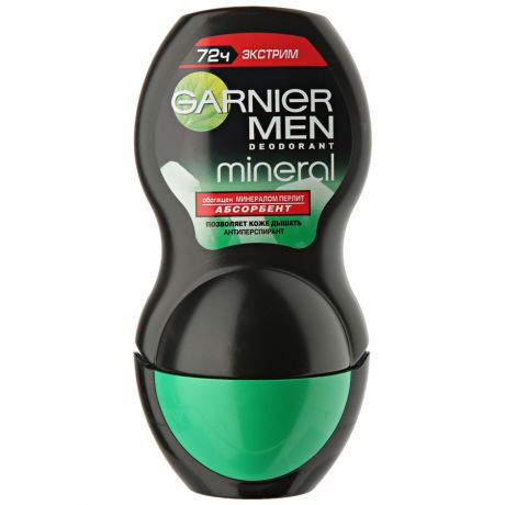 Дезодорант-антиперспирант Garnier Mineral Экстрим ролик защита 72 часа мужской 0,15л